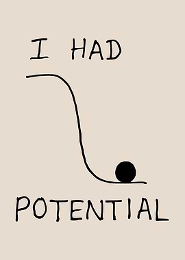 I Had Potential Funny Physics Potential Energy Humor