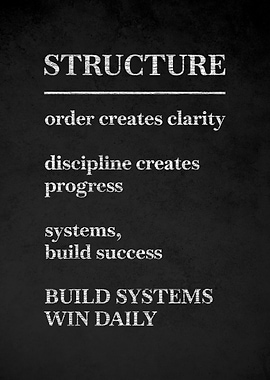 Structure Motivational Text Art