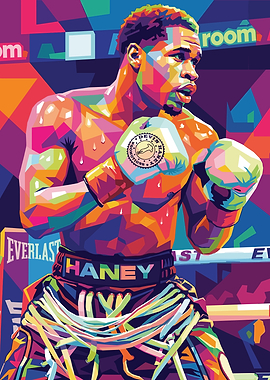 Devin Haney Boxing Pop Art
