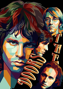 The Doors Band Pop Art