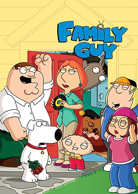 Family Guy Characters Outside House