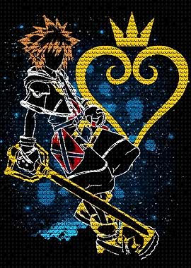 Sora from Kingdom Hearts with Keyblade