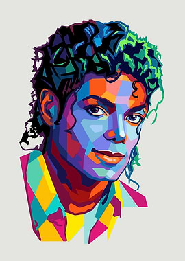Michael Jackson Pop Art Portrait