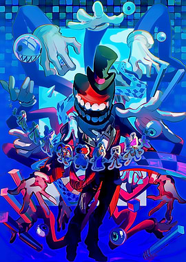 Surreal Character with Multiple Hands