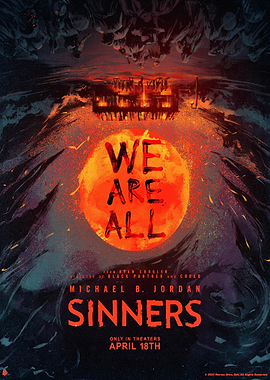 Michael B. Jordan Sinners Movie Poster