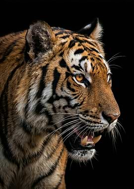 Close-up of a Tiger's Face
