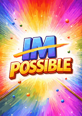 Impossible is Possible Text Art