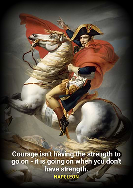 Napoleon on Horseback Quote