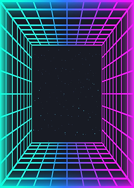 Retro Grid Tunnel in Space
