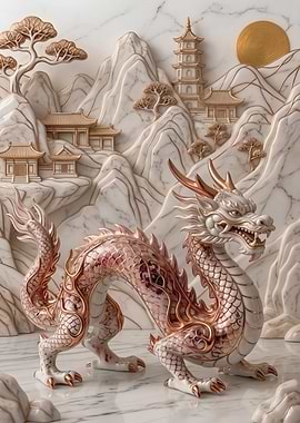 Porcelain Dragon – Golden Pagoda Realm