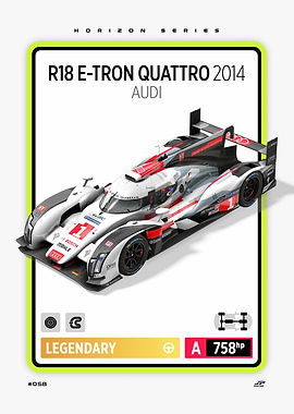 Audi R18 E-Tron Quattro 2014 Card