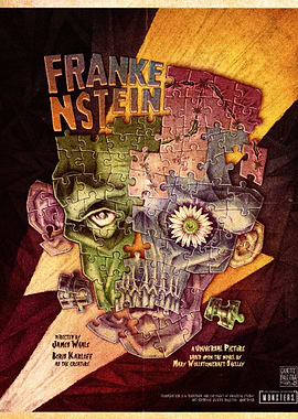 Frankenstein Puzzle Poster