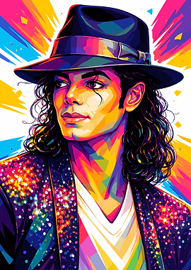 Michael Jackson Pop Art Portrait