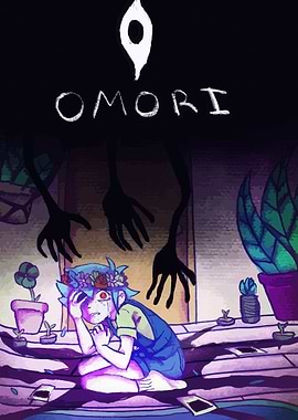 Omori Game Poster with Basil