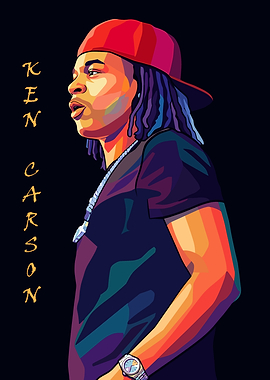 Ken Carson Pop Art Portrait