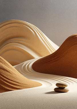 Zen Garden Sand Dunes
