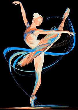 Ballet Dancer in Motion