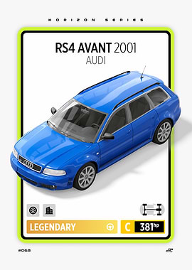 Audi RS4 Avant 2001 Card