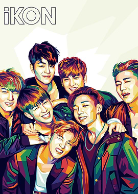 iKON Pop Art Portrait