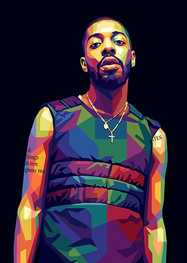 Brent Faiyaz Pop Art Portrait