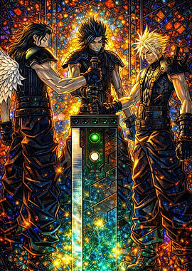 Final Fantasy Characters with Buster Sword