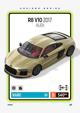 Audi R8 V10 2017 Card