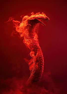 Fiery Cobra Serpent