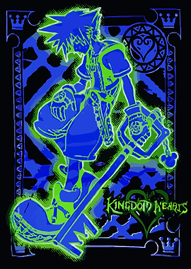 Sora Kingdom Hearts Keyblade Art