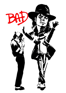 Michael Jackson BAD Pop Art