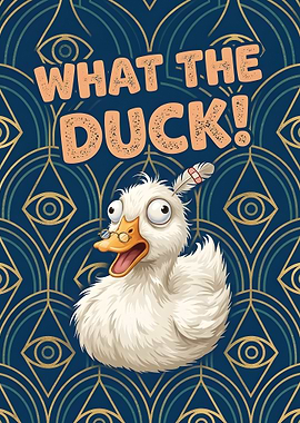 What The Duck Funny Cartoon