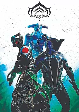 Warframe Characters in Dynamic Poses