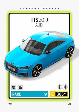 Audi TTS 2019 Car Card