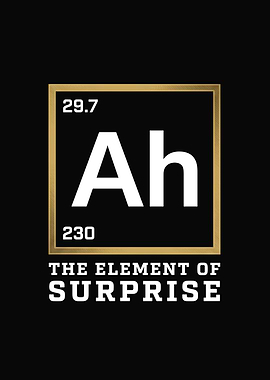 Ah Element of Surprise Periodic Table