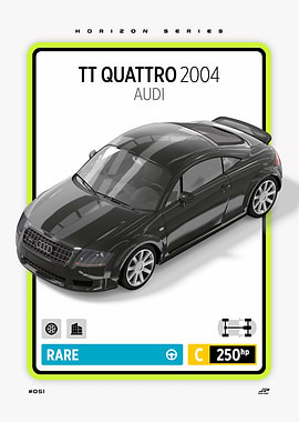 Audi TT Quattro 2004 Card