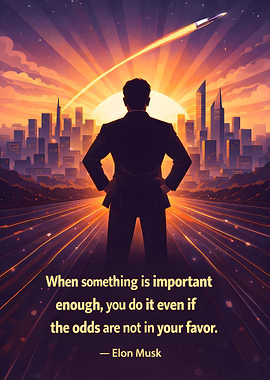 Businessman looking at a rocket launch