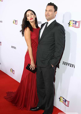 Megan Fox and Brian Austin Green on Red Carpet