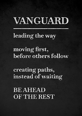 Vanguard Inspirational Quote