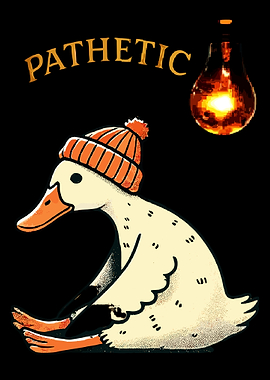 Pathetic Duck in Beanie