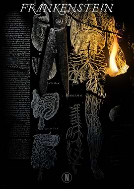 Frankenstein Vintage Medical Poster