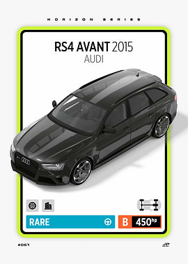 Audi RS4 Avant 2015 Card