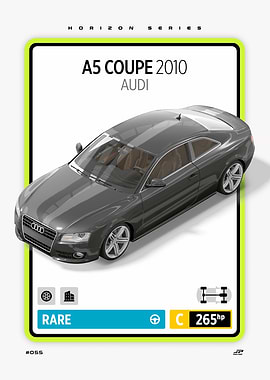 Audi A5 Coupe 2010 Card
