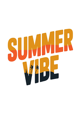 Summer Vibe Text Art