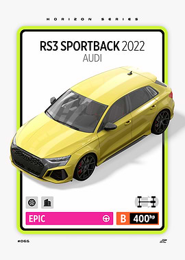 Audi RS3 Sportback 2022 Card