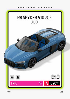 Audi R8 Spyder V10 2021 Card