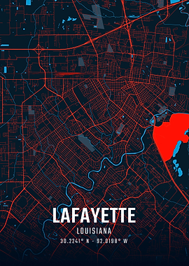 Lafayette City Map