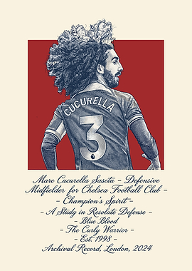Marc Cucurella Chelsea Football Club Portrait