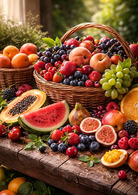 Abundant Fresh Fruit Assortment