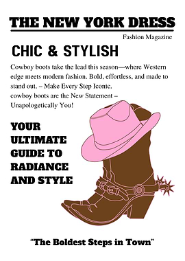 The New York Dress Fashion Magazine Cover