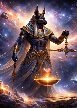 Anubis Weighing a Heart
