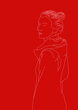 Woman In Parisian Street [Portrait]